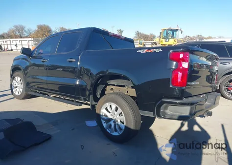 2022 Chevrolet Silverado 1500 4Wd Short Bed Custom из США, поврежденный, VIN 1GCPDBEK8NZ595689